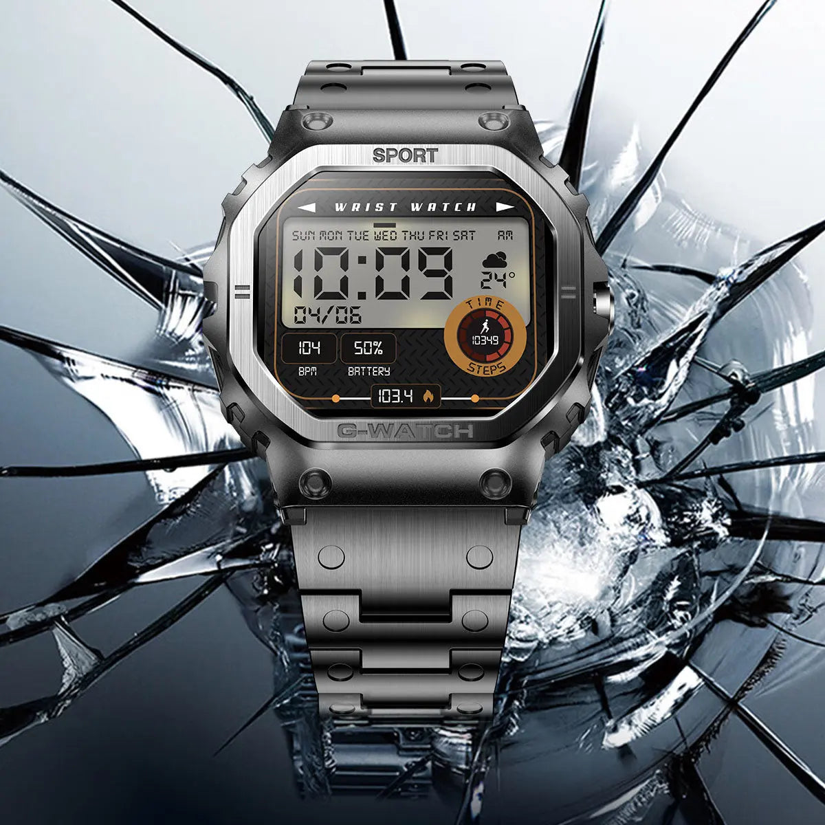 I108 smartwatch, high-definition screen, Bluetooth call, smart sports wristband, true blood oxygen, IP68 waterproof eprolo