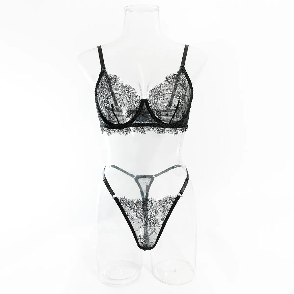 Sexy Lace Bra and Underwear Set for Women - Lightweight and Breathable My Store