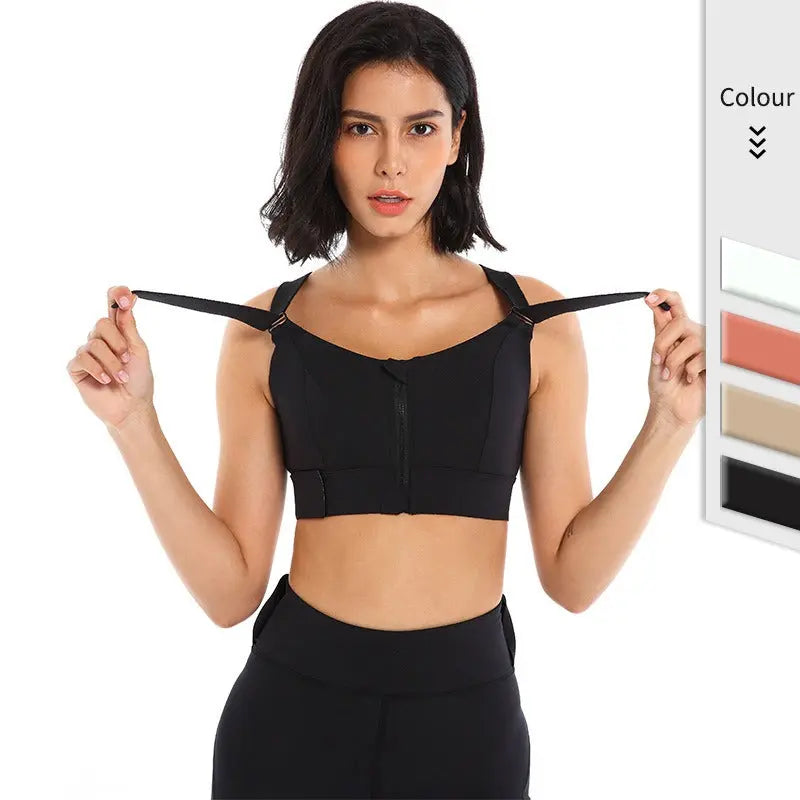 Sports bra for women, shock-absorbing running, gathering bra can be worn externally in summer eprolo