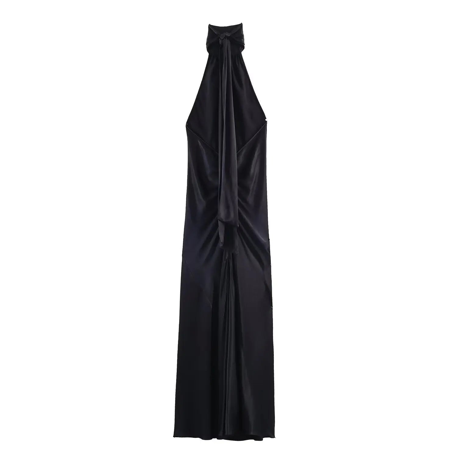 Chic Satin Texture Strapless Dress for Women eprolo