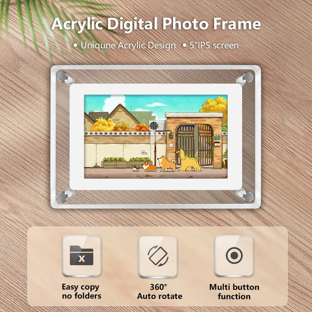 5 inch HD 1080p Digital Photo Frame Advertising Machine Video Picture Player Picture Display Publicity Player eprolo