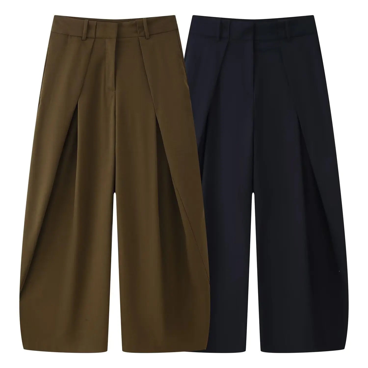 Street loose pleated pants women's clothing eprolo