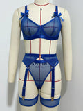 Sexy Lingerie Set with Mesh and Bowknot Binding - Erotic Underwear Suit for Women My Store