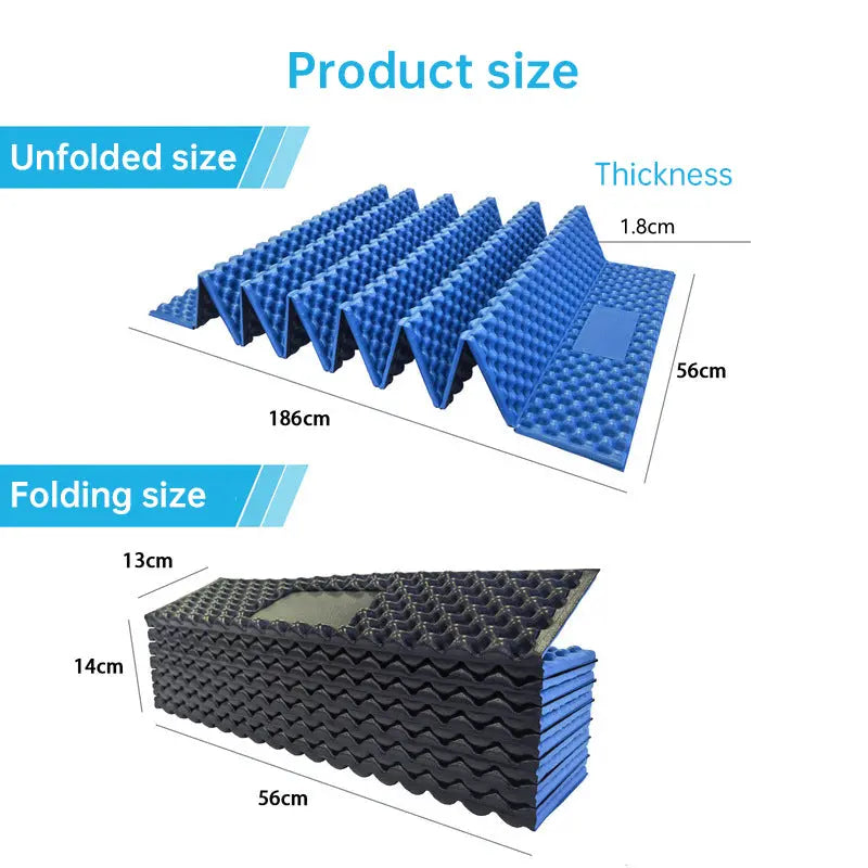 330g Lightweight Foam Camping Mattress | Portable Foldable Sleeping Pad, Moisture-Resistant & Insulated for Hiking, Backpacking eprolo