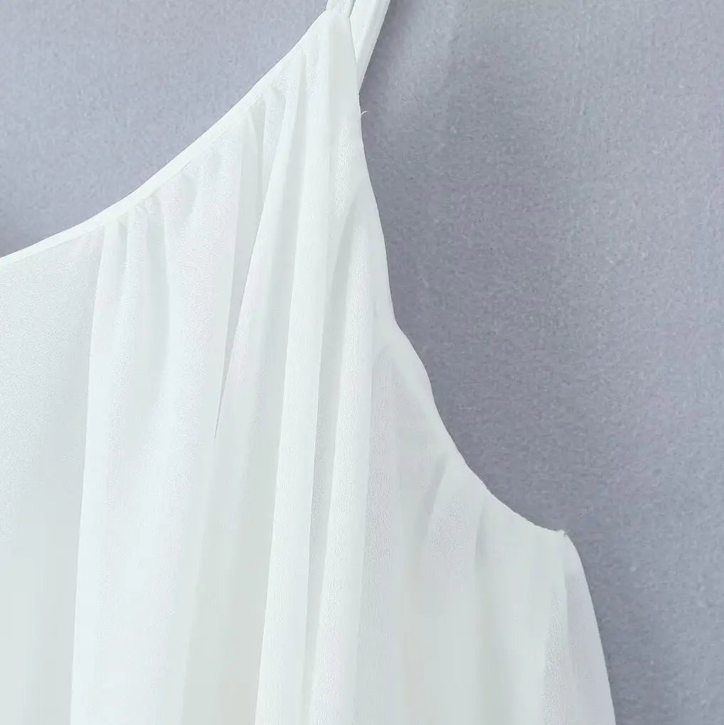 Chic Backless V-Neck Loose Strap Dress for Women eprolo