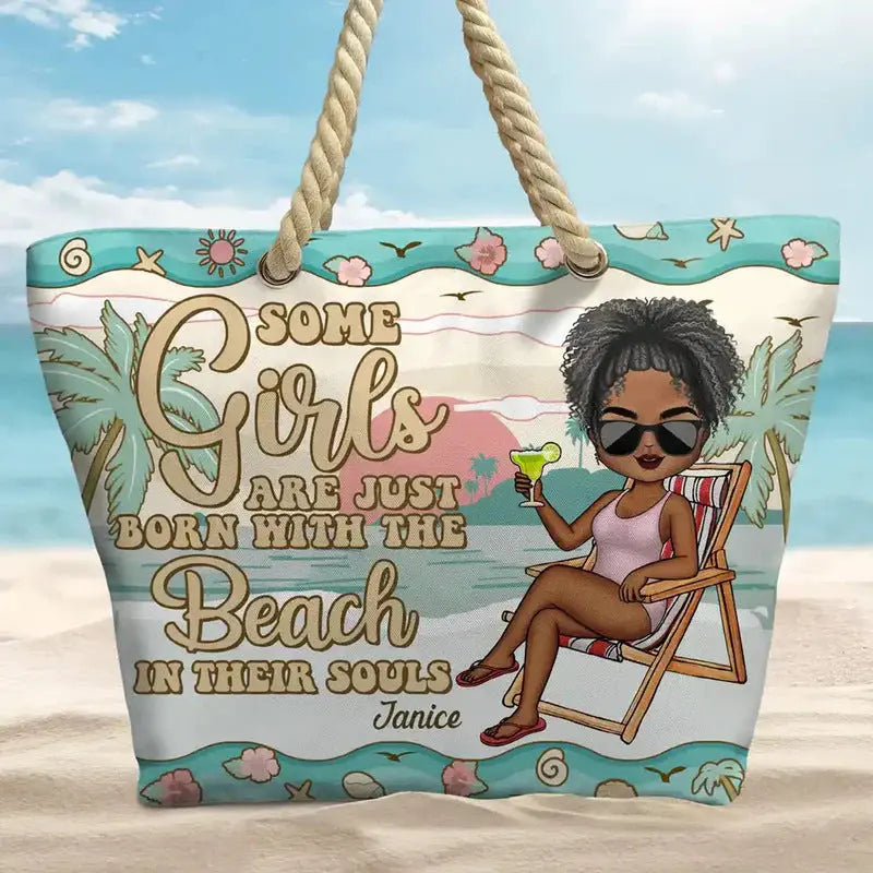 Cartoon Beach Leisure Shoulder Bag Printed My Store