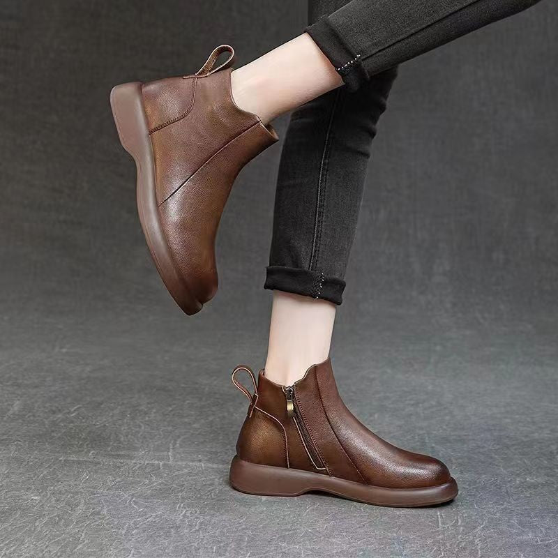 Women's thick-soled height-increasing plush warm Martin boots eprolo