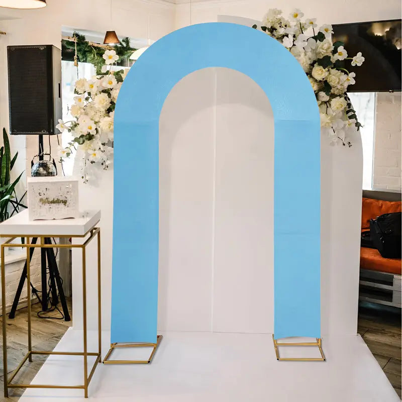 High Elasticity U-Shape Arch Backdrop Cover, Stretchable Open Frame Set for Birthday Baby Shower Wedding Decor eprolo