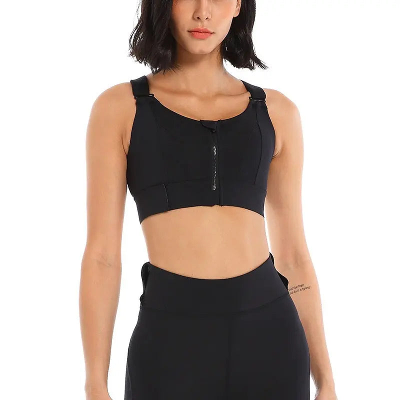 Sports bra for women, shock-absorbing running, gathering bra can be worn externally in summer eprolo