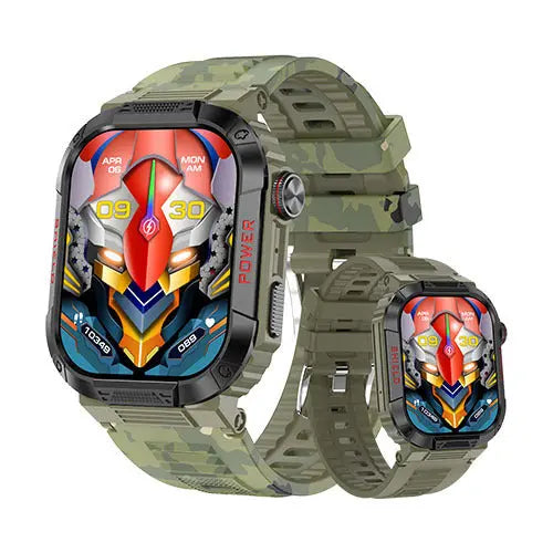 Three proof outdoor sports watch IP68 waterproof Bluetooth call health monitoring low-power TK25 smart watch eprolo