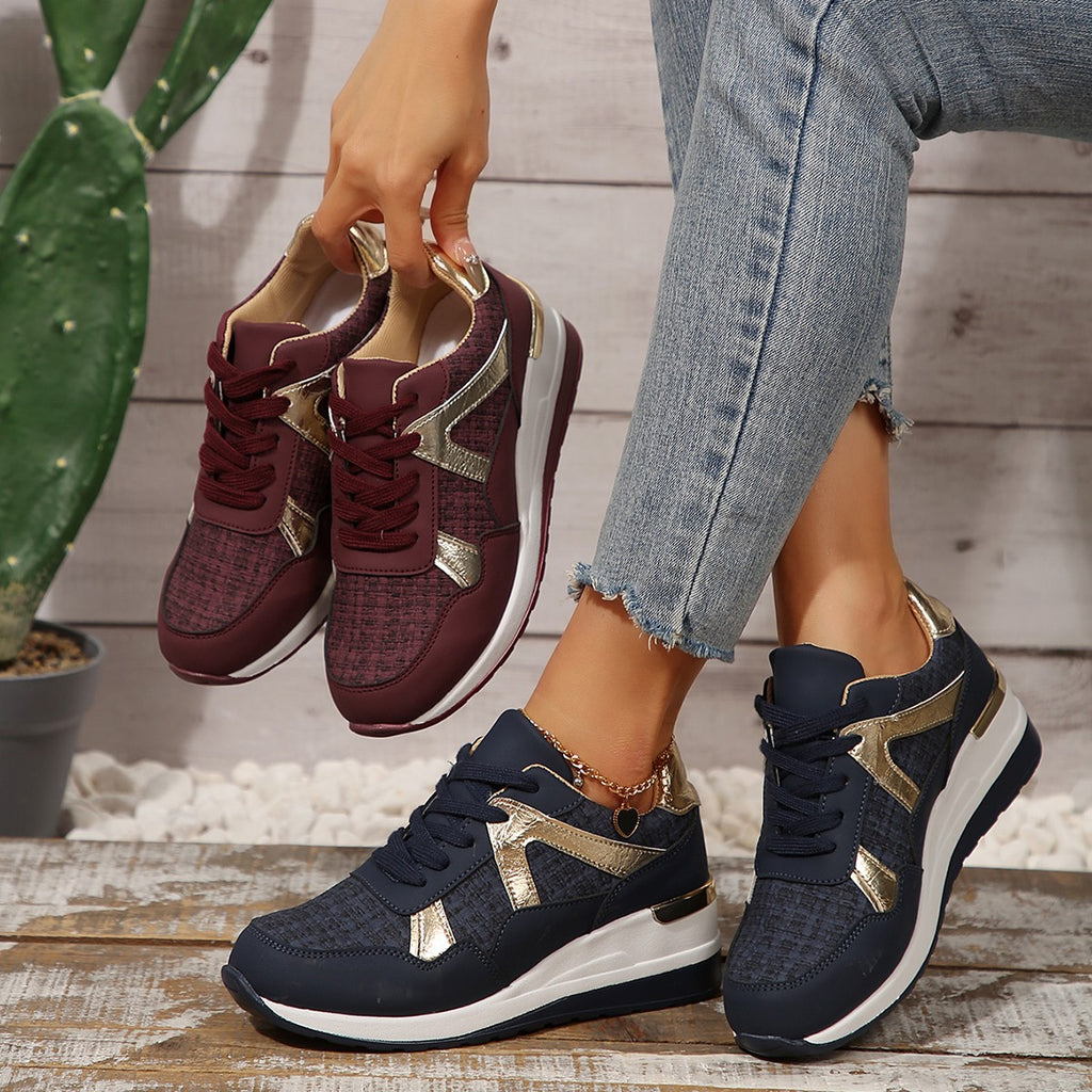 Plus Size Round Toe Retro Sports Shoes for Women Spring and Autumn Fashion New Thick Sole Casual Women's Shoes eprolo