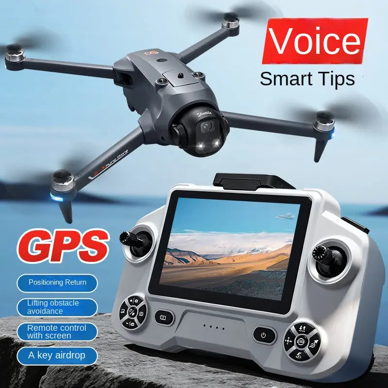 Drone YL059 GPS Remote Control Brushless Aircraft with Drop Function Obstacle Avoidance, and 5G Screen Control Quadrcopter eprolo