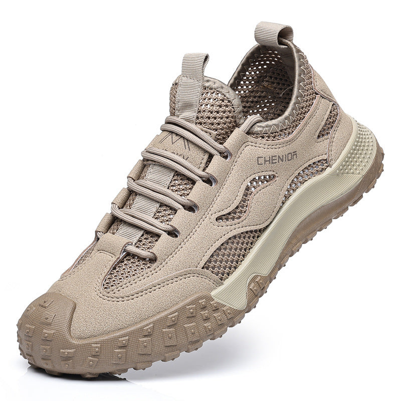 Work Safety Shoes for Men, Breathable Mesh Casual Shoes, Slip-Resistant Durable Hiking Shoes eprolo