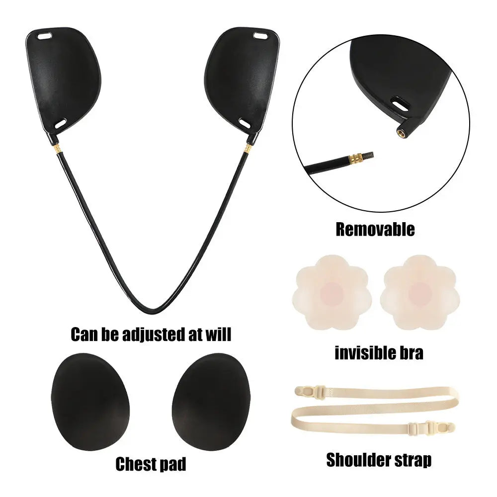 Rontless Bra Silicone Breast Patch For Women Invisible Bra Adjustable Breast Retractor To Prevent Sagging eprolo