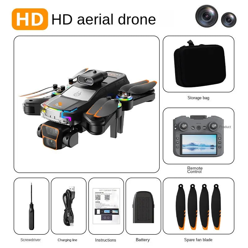 Z2 PRO Drone with Screen Controller, Dual Camera Optical Flow Positioning HD Aerial Photography, Long Battery Life eprolo
