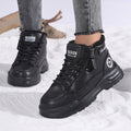 Women's Winter Leather Fleece Lined Warm Cotton Shoes Casual Outdoor Snow Boots eprolo