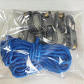6-Pack Paracord Adjusters, Rope Tightening Tools with Wheels, Camping High-Strength Tighteners & Tarp Straps eprolo