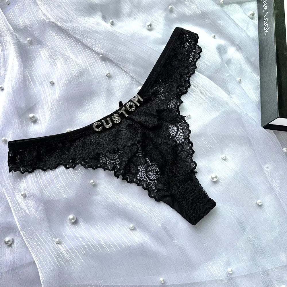 Lingerie Panties Lace Low Waist Pure Cotton G-String Women's Underwear eprolo