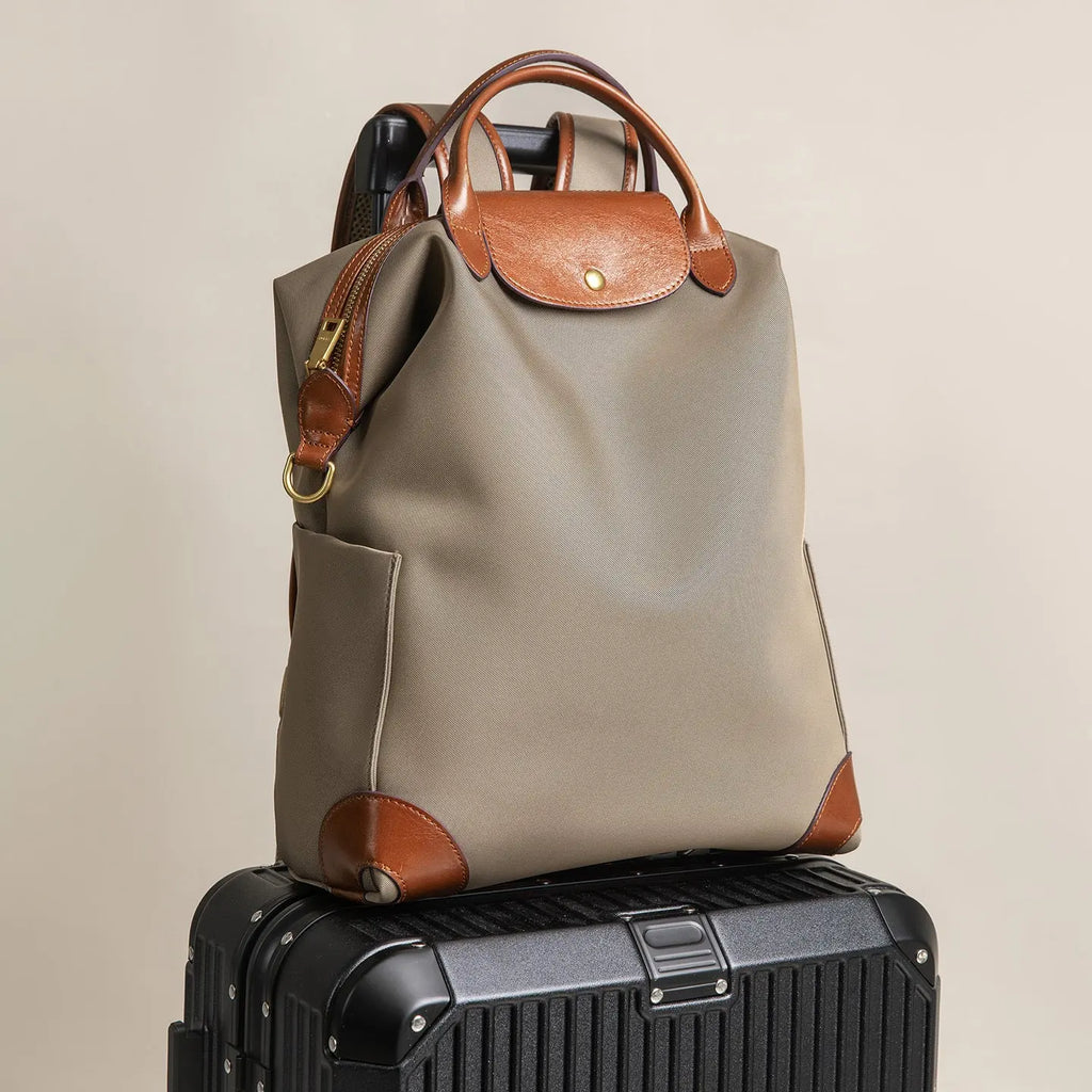 Stylish High-Quality Nylon Backpack with Large Capacity, Lightweight and Durable for Business Travel and Daily Commute eprolo