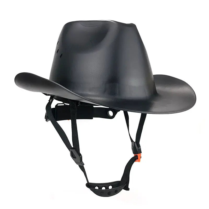 Full-Brim Cowboy Hard Hat with Goggles, ANSI-Certified Safety Helmet for Outdoor. eprolo