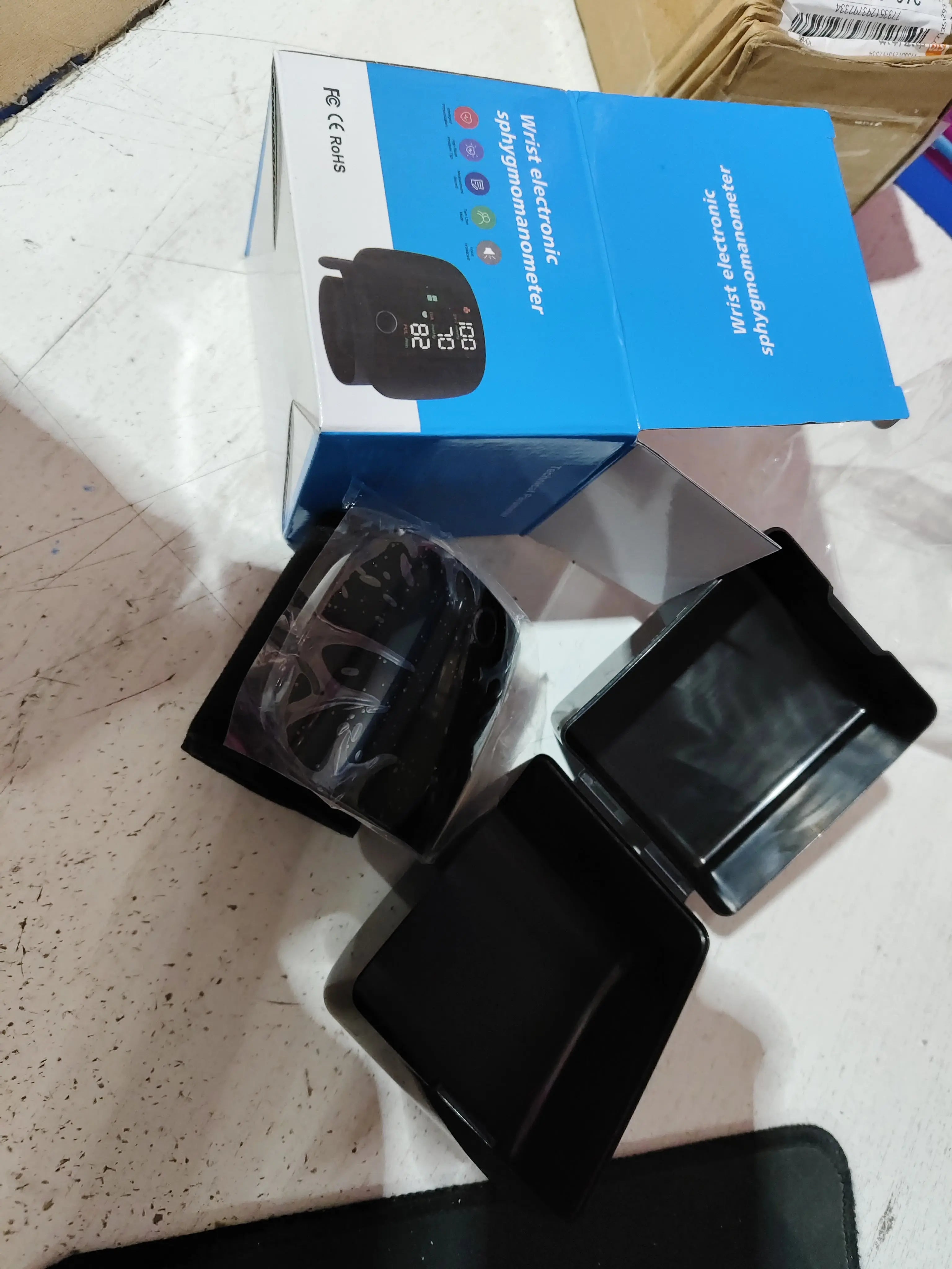Wrist Sphygmomanometer Rechargeable Blood Pressure Meter Wrist Blood Pressure Eter Smart Touch Screen Blood Pressure Meter Household Electronics My Store