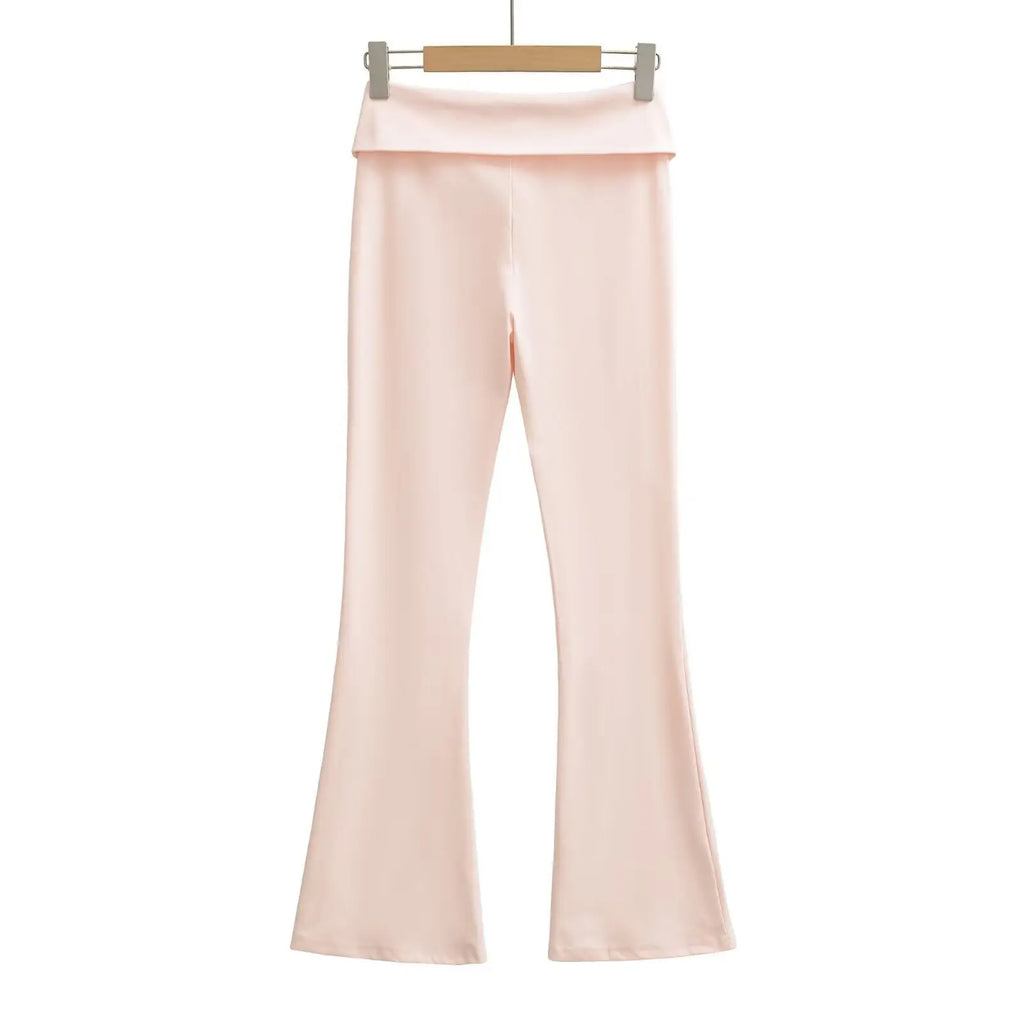 High waisted flared pants eprolo