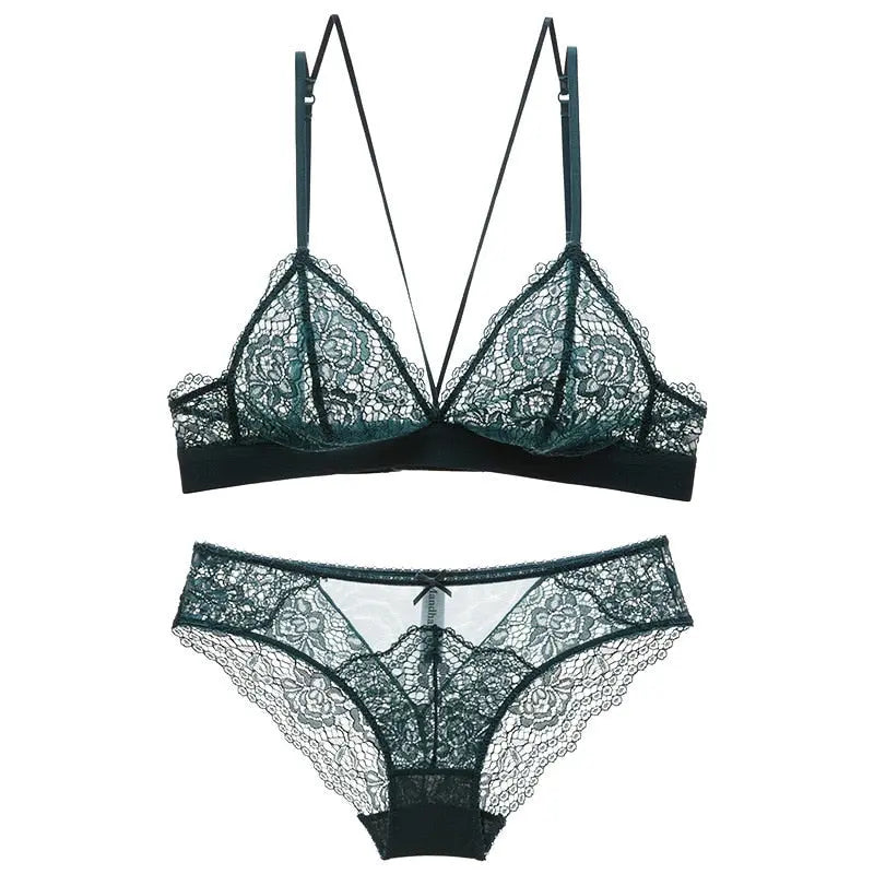 Women Bra Set 3/4 Cup adjustable Push up Vs Bra Lingerie Underwear Sets For Women eprolo