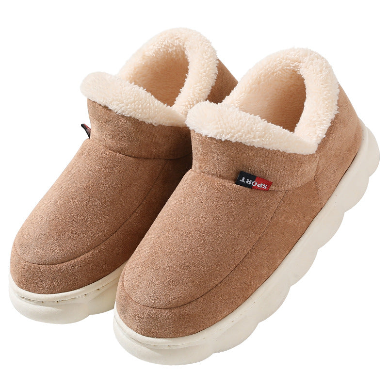Men's and women's outerwear bags with warm thick soled slippers eprolo