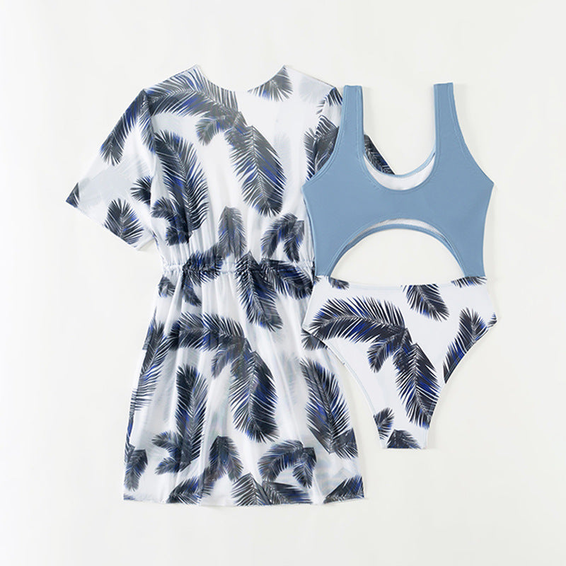 Three-Piece Swimwear Set for Girls, Medium to Large Kids Swimwear eprolo