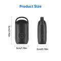 Portable Dog & Cat Repellent, Rechargeable 180mAh Ultrasonic Anti Bark Device, 23-40KHZ with Flashlight for Outdoor Use eprolo