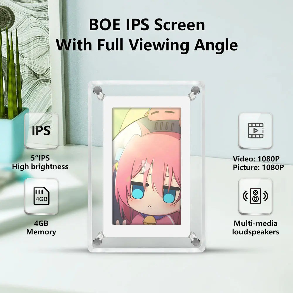 5 inch HD 1080p Digital Photo Frame Advertising Machine Video Picture Player Picture Display Publicity Player eprolo