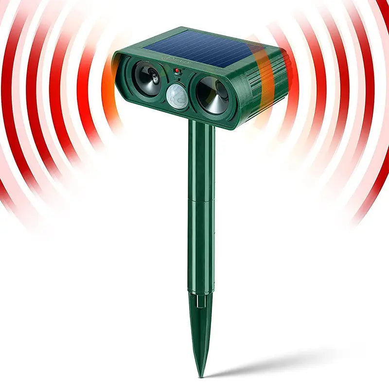 2025 Solar Animal Repeller - Rechargeable Infrared Repellent for Cats, Dogs, Gardens & Patios, I8W9 eprolo