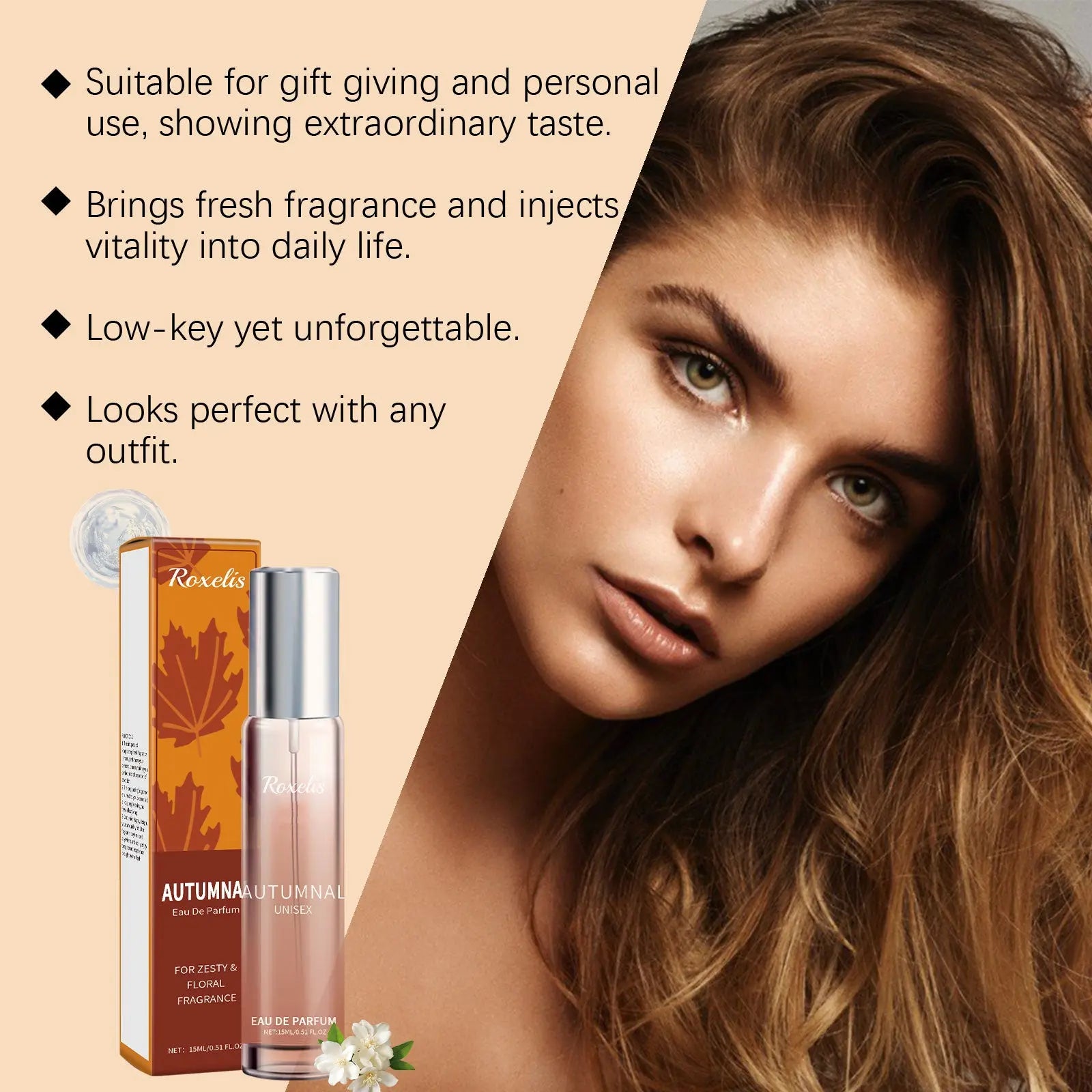 Autumn Perfume Citrus Flower Natural Fresh Light Fragrance Portable Lasting Fragrance Exudes Personal Charm Perfume eprolo