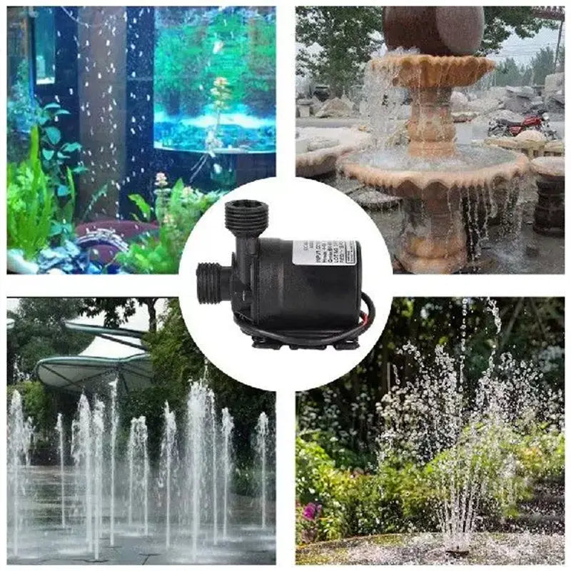 Mini Brushless DC 12V Submersible Water Pump | Tiny Motor-Driven Pump for Fish Tank, Aquarium Fountain & Pool Use eprolo