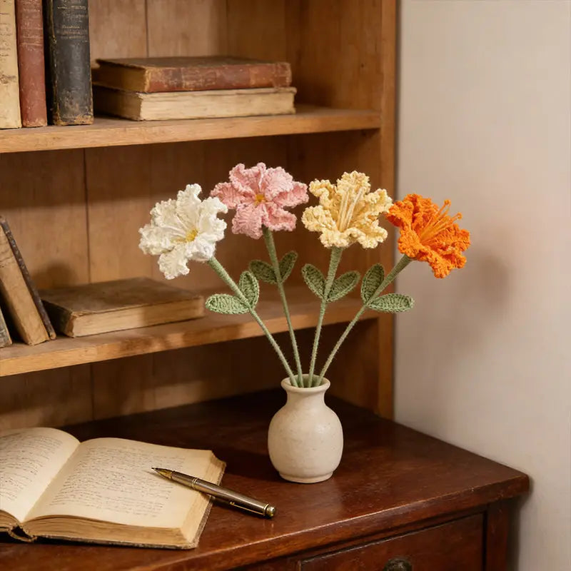Adorable Crochet Flower Bouquet, Handmade Wedding & Home Decor, Perfect Mother's Day Gift eprolo
