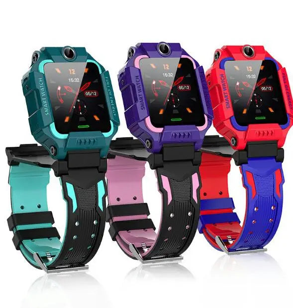 Q19 Dual Cameras Flip design waterproof Kids Smart Watch LBS Positioning SOS Mobile Phone Watch eprolo