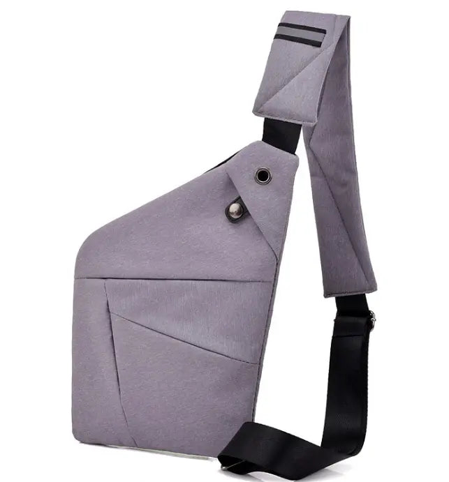 Burglarproof Shoulder Bag New  Women Left & Right Rain Durable Gray Classical Bag Waterproof Personal Shoulder Pocket Bags eprolo
