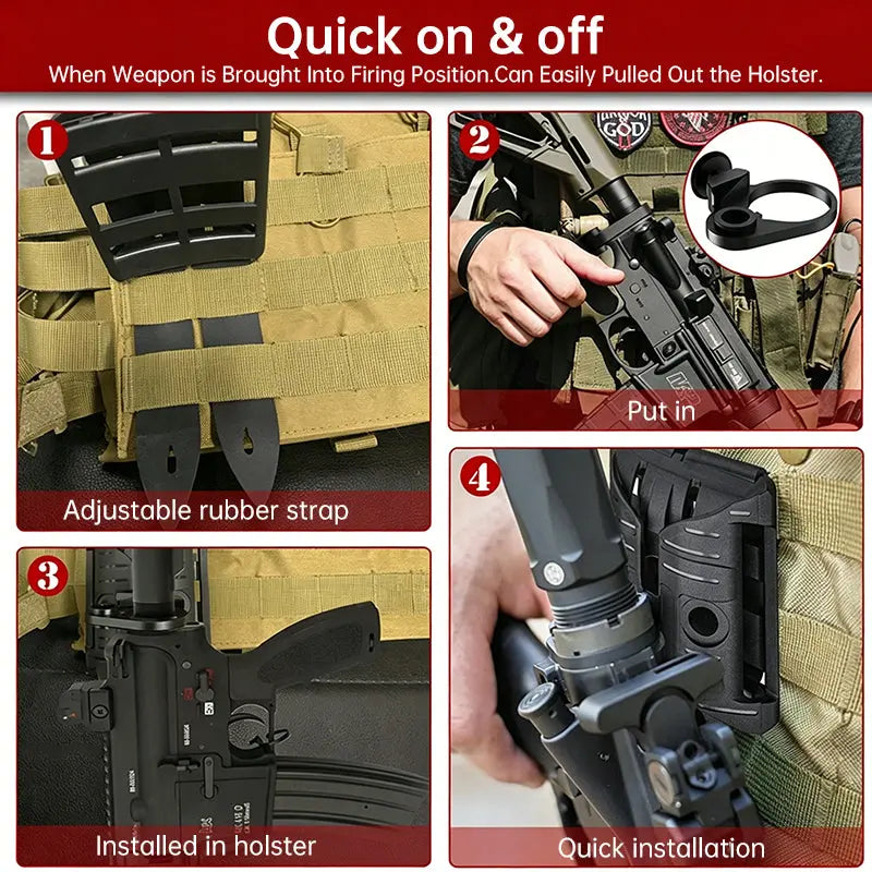 Ambidextrous Picatinny Rail Grip Cover for AR15, M4, M16 | Polymer Tactical Grip eprolo