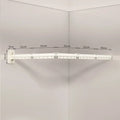 Foldable Shower Curtain Set, Invisible Waterproof Polyester Shower Divider, Retractable for Wet & Dry Zone Separation. eprolo