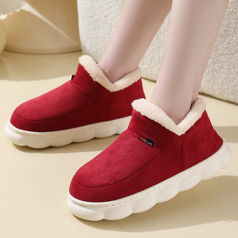 Men's and women's outerwear bags with warm thick soled slippers eprolo
