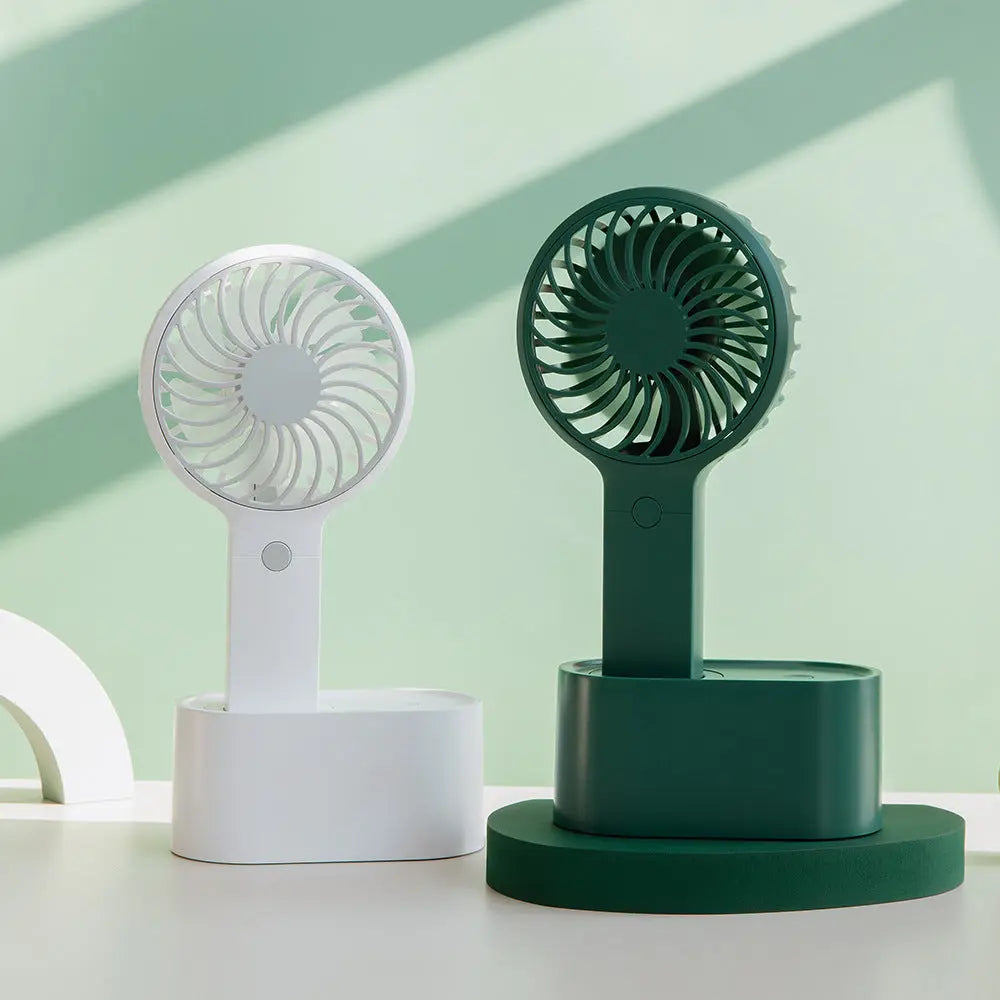 Shaking Head Fan USB Mini Desktop Small Fan Convenient Hand-Held Outdoor Student Fan eprolo