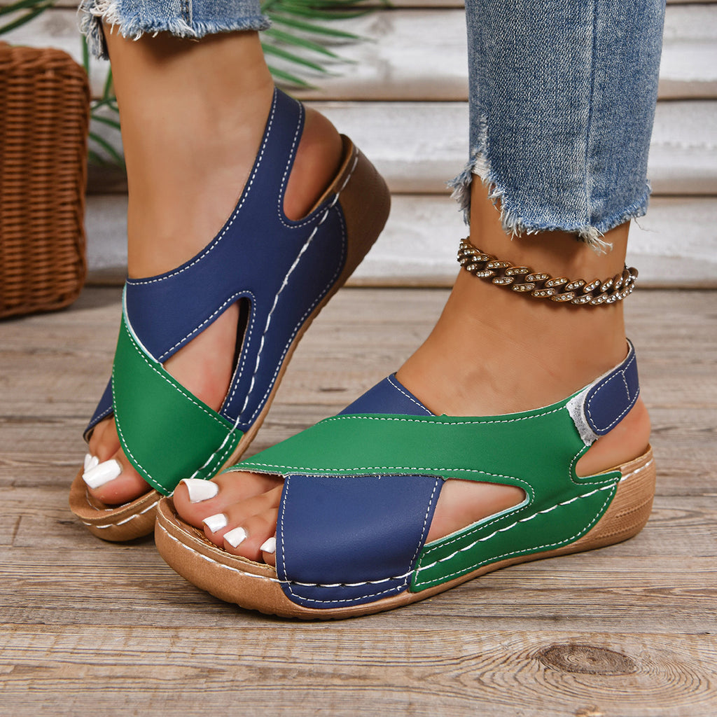 Hollow cross strap sandals eprolo
