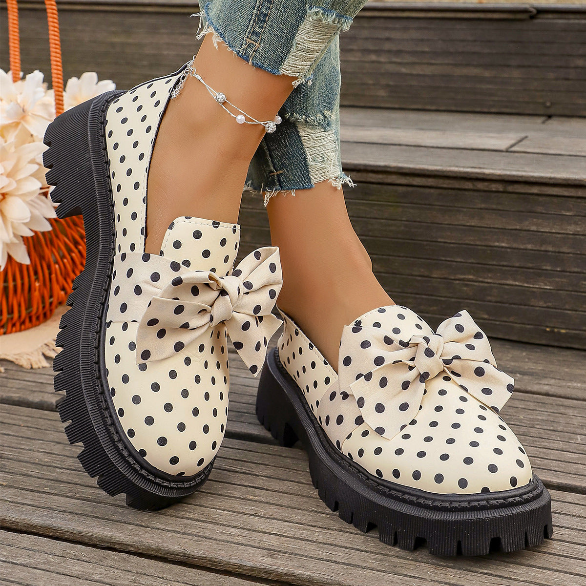 Bow low top single shoe eprolo