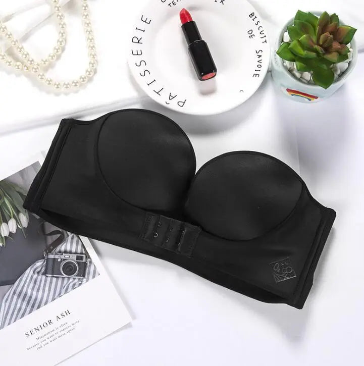 Push Up Bra Padded Party Wedding Bras Invisible Bra Strapless Bralette Cup eprolo