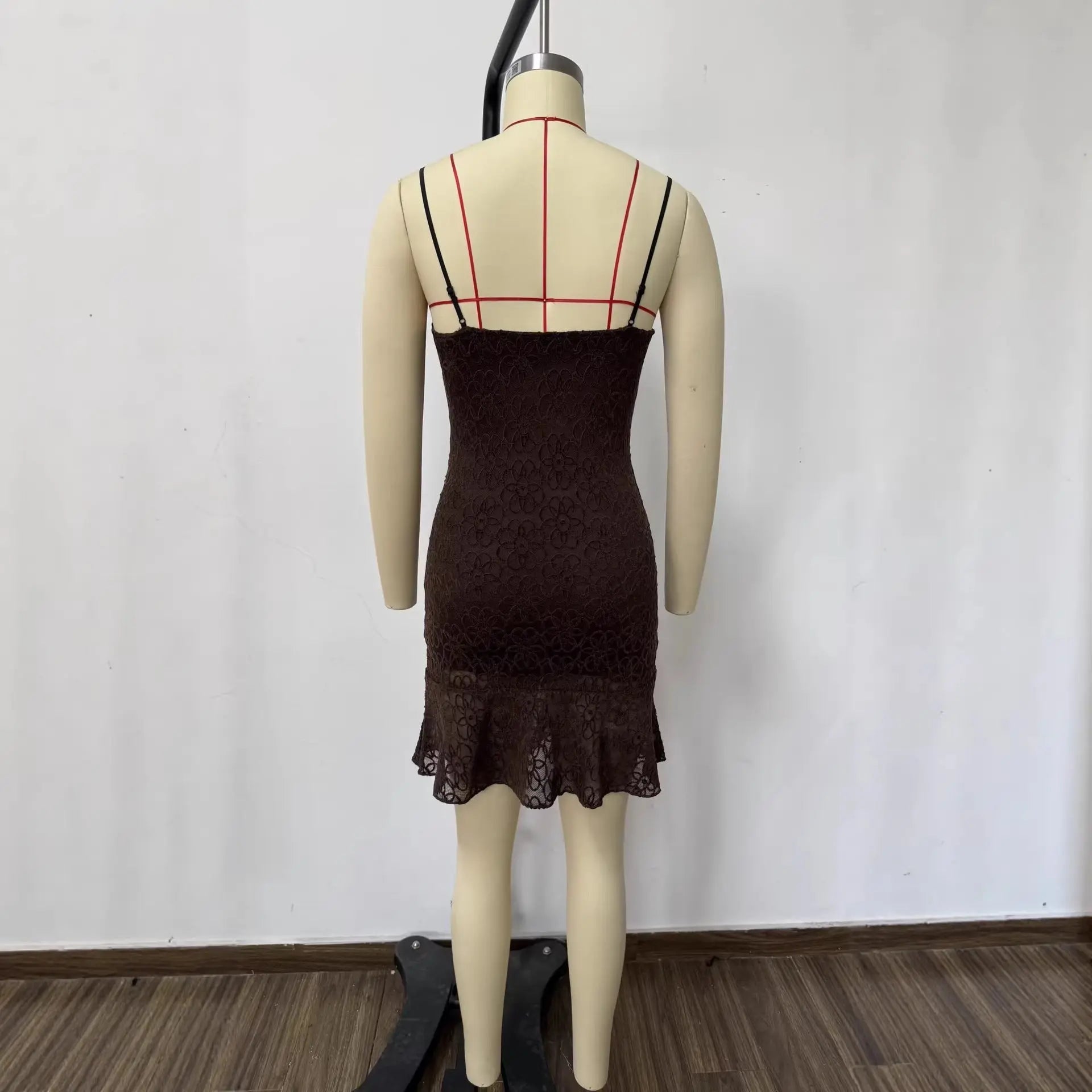 Chic Lace Strapless Short Dress for Women eprolo