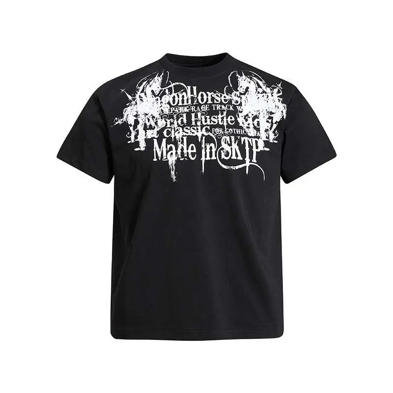 Letter printed short sleeved t-shirt eprolo
