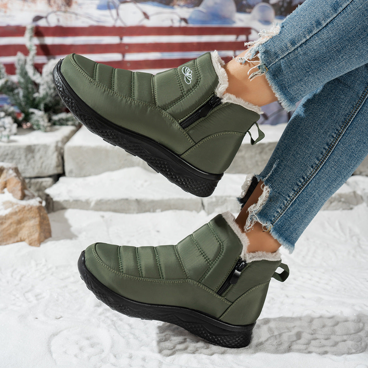 Thick and Warm Cotton Boots with Velvet for Children eprolo
