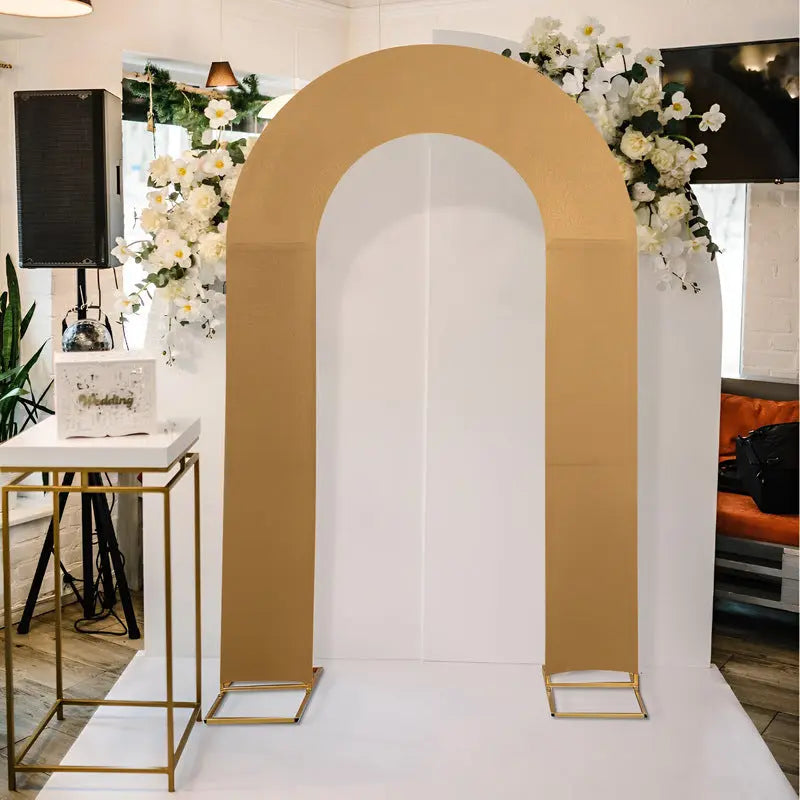 High Elasticity U-Shape Arch Backdrop Cover, Stretchable Open Frame Set for Birthday Baby Shower Wedding Decor eprolo