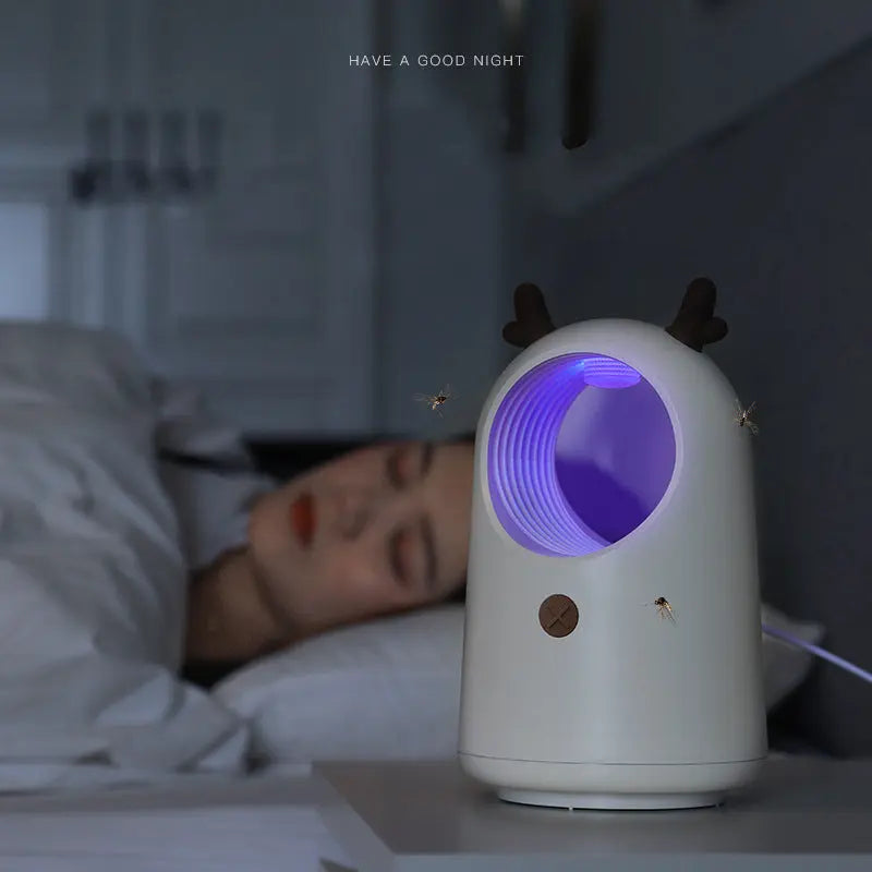Cute Pet Shape Mosquito Killing Lamp Cute Rabbit Cute Deer Physical Mute Home Bedroom Mosquito Killing Lamp eprolo