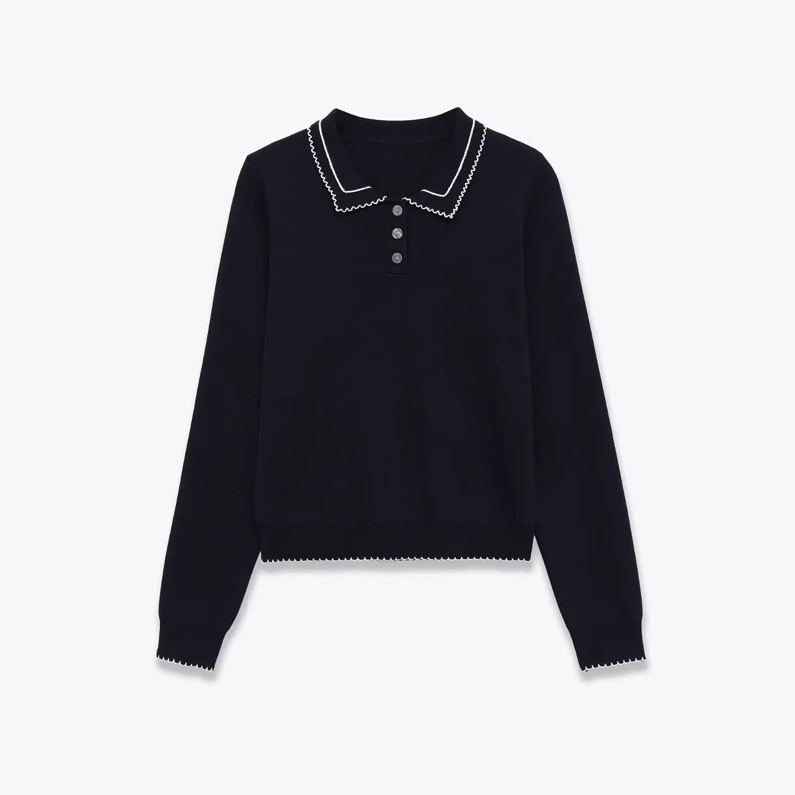Color blocking stitching long sleeved knitted fabric eprolo